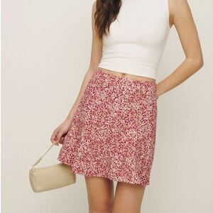 Reformation flounce skirt